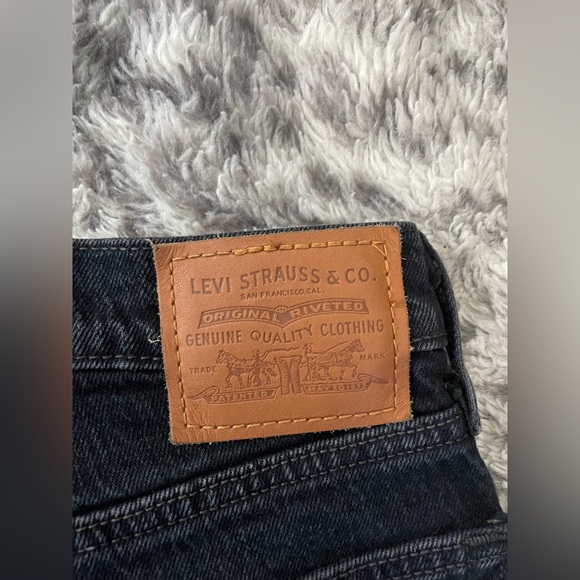 Women’s Dark Wash Levi Wedgie Jeans W24 - Picture 3 of 4